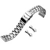 Hstrap 20mm Brushed Watch Band, Curved End Straight End Metal