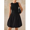 KIRUNDO Summer Bubble Dress for Women 2025 Casual Mini Spring