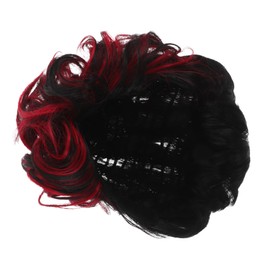 BIUDECO Elegant Pixie Wig Wig Brown Color Short Wavy Synthetic Hair Natural Look Perfect for Cosplay