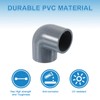 sourcing map 3/4" 90 Degree Elbow, 8Pcs PVC Pipe Fittings