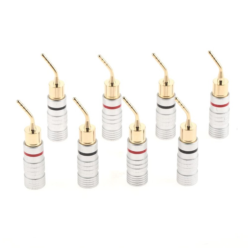 Yetaha Banana Plug 2mm Pin Pure Copper Speaker Plug 24K