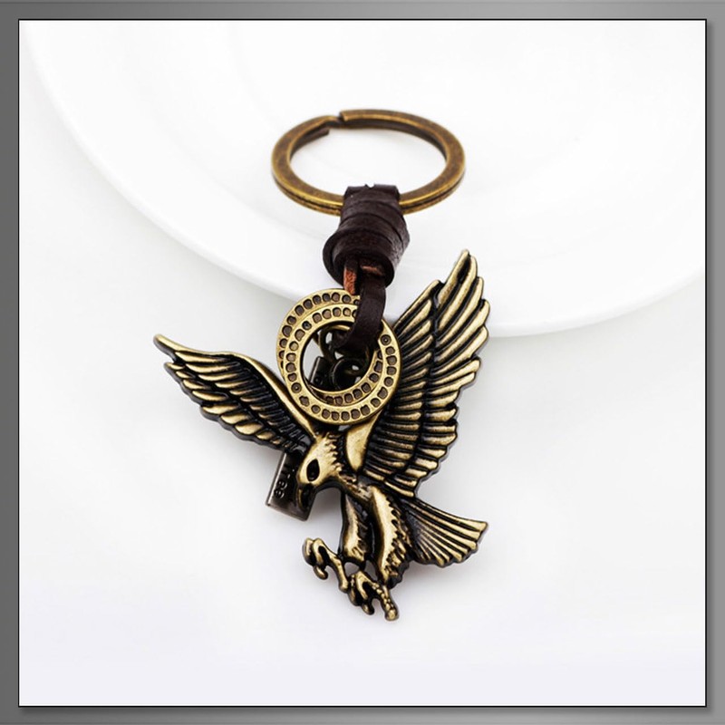 Buzz Selection AC357 Key Ring, Key Ring, Leather, Charm, Miscellaneous
