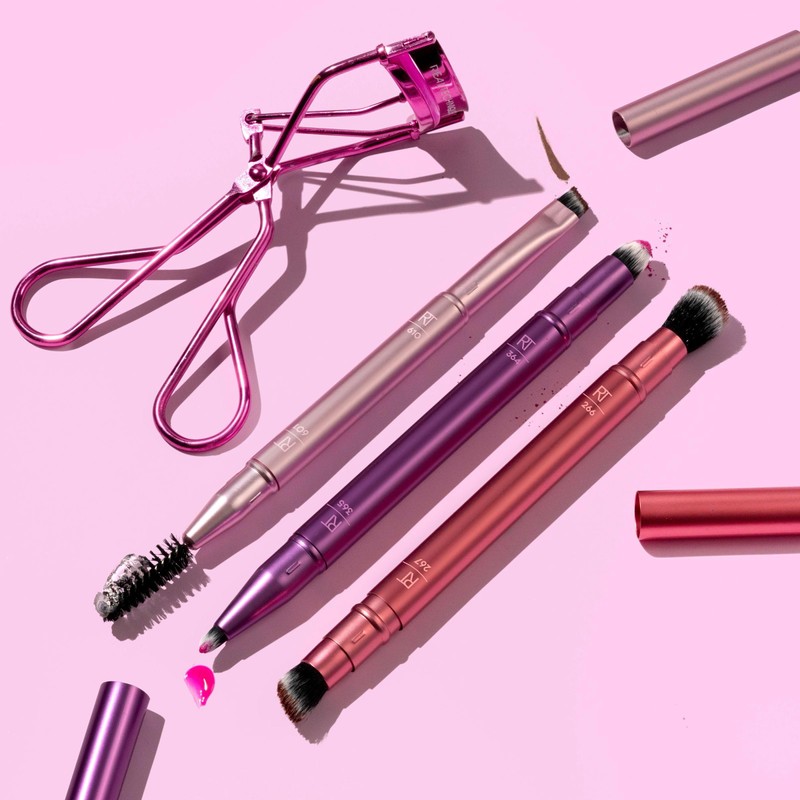 Real Techniques Double Time Brush + Lash 4 Piece Set,