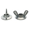 Flanged Wing Nuts Washer Base Wing Nuts Die Cast Zamak