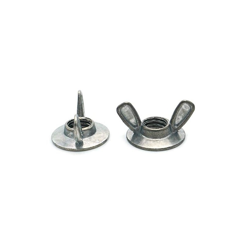 Flanged Wing Nuts Washer Base Wing Nuts Die Cast Zamak