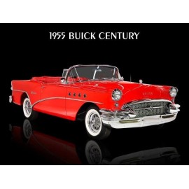 1955 Buick Century Red Convertible NEW METAL SIGN: 12x16 Free Shipping