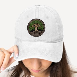Celtic Tree of Life Spiritual Symbol Patch, Embroidered Iron-on/Sew-on Applique Badge Funny Patch Patches for Backpacks, Clothing, Hats, Jeans, DIY Accessories & Crafts, Jackets, Bags