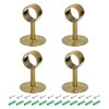 sourcing map 4 Pcs 1.5 Inch Curtain Rod Holder, Ceiling