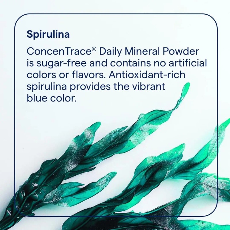 Trace Minerals Concentrace Daily Mineral Powder Sin Azúcar