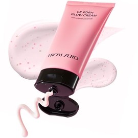 FROM ZERO EX-PDRN Glow Cream with Crystal Ceramide, Face Moisturizer, Broccoli PDRN, Jinseng Exosomes, Vegan Collagen, Niacinamide, Hydration, Gift for Girlfriend, 3.38 fl.oz.
