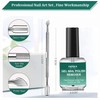 2 Pcs Gel Nail Polish Remover with Nail Polish Scraper,Quickly