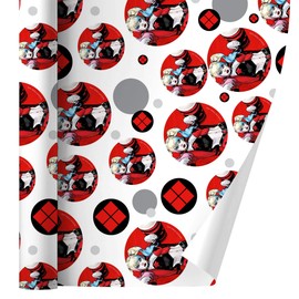 GRAPHICS & MORE Harley Quinn Character Gift Wrap Wrapping Paper Roll