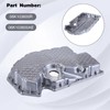 06K103600R Aluminum Engine Oil Pan Compatible for Golf Ti-guan A3