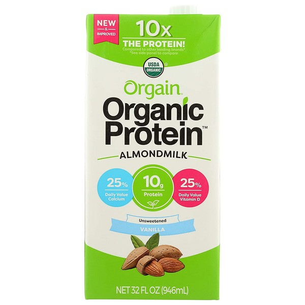 Orgain Milk Almond Organic Unsweetened, 32 oz