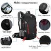 Long Keeper 40L Hiking Backpack Camping Daypack with Waterproof Rain
