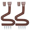 7ft Long Gutter Downspout Extensions, Outer diameter 3" Gutter Extensions