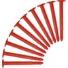 SwissPiranha SwissPiranha RT150 Tent Pegs (Set of 10), Red, M,