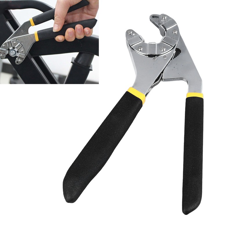 8 Inch Multifunctional Wrench Tool Steel Adjustable Open Wrench Serrated