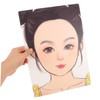 TEHAUX Reusable Face Makeup Practice Board Face Painting Mold for