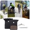 Xumann 1 Pair Bike Disc Brake Pads with Cooling Fin