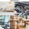 QWORK® Solid Neoprene Rubber Sheet Strip 25mm x 1,5mm x