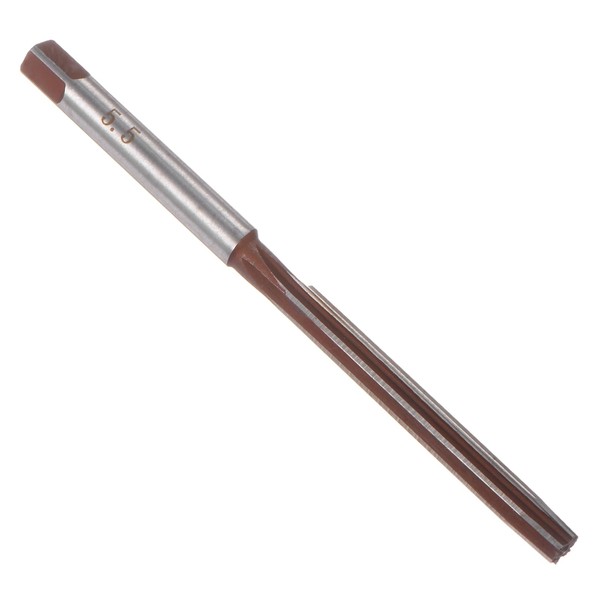 uxcell Hand Reamer 5.5mm Alloy Tool Steel H8 6 Straight