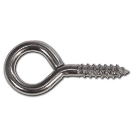 citystores 55mm Heavy Duty Screw Hooks Screw in Hooks Screw in Eye Bolt Zinc (12)