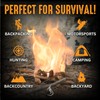 Sophos Survival Ferro Rod Fire Starter Drilled Flint and Steel