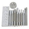 HEEPDD Leathercraft Tool, Punch Snap Kit Rivet Setter with Base
