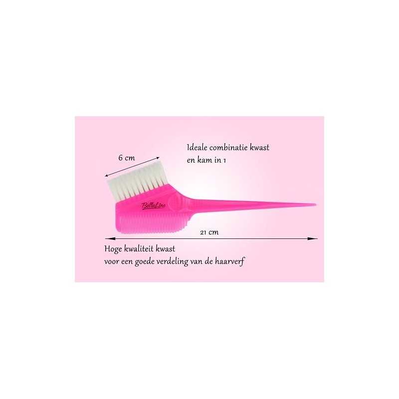 Hair Dye Set 7 Pieces Pink