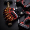 Cestus DM Hybrid, Demolition Gloves, Impact Work Gloves, Polycarbonate Knuckle,