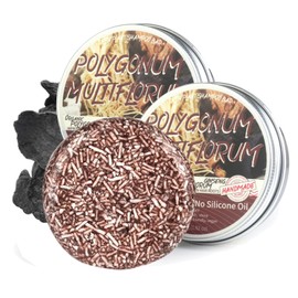 Champú orgánico oscurecedor y ennegrecedor Polygonum Multiflorum de Shouwu para cabello gris (paquete de 2)                                           