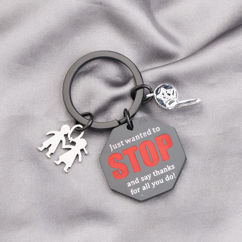School Crossing Guard Keychain Crossing Guard Appreciation Gift Cross Walk