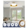 kudos Flush Mount Light Fixture, 16-inch LED Ceiling Light Fixture,