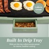 COOK WITH COLOR Electric Griddle 1200W, Nonstick Surface for Pancakes,