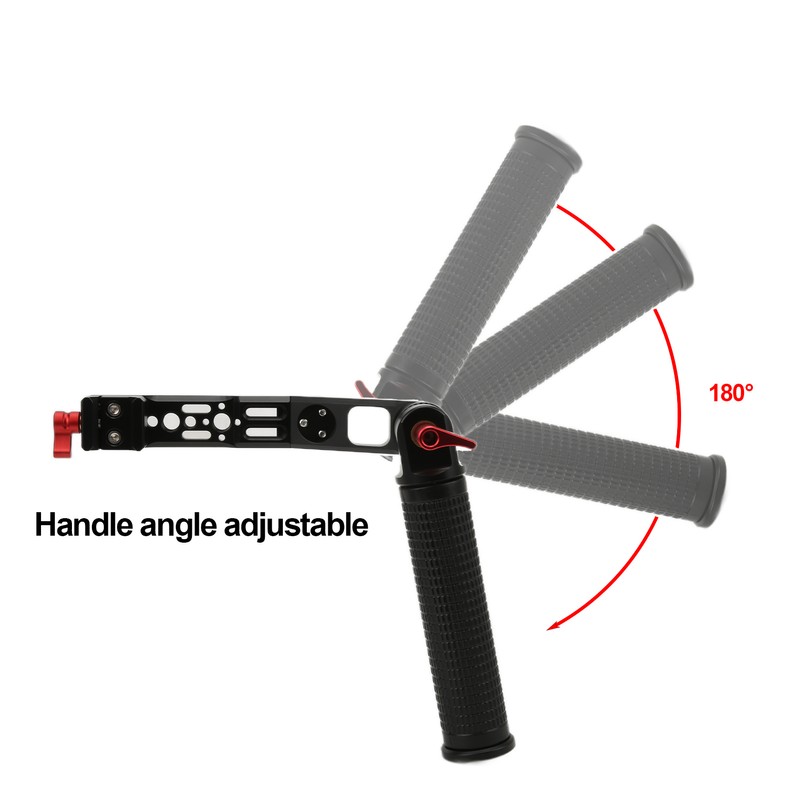L Bracket Adjustable Angle Hand Grip Handheld Stabilizer Extension Holder