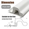 26 FT Door Frame Extra Thick Kerf Non-Adhesive Weather Stripping