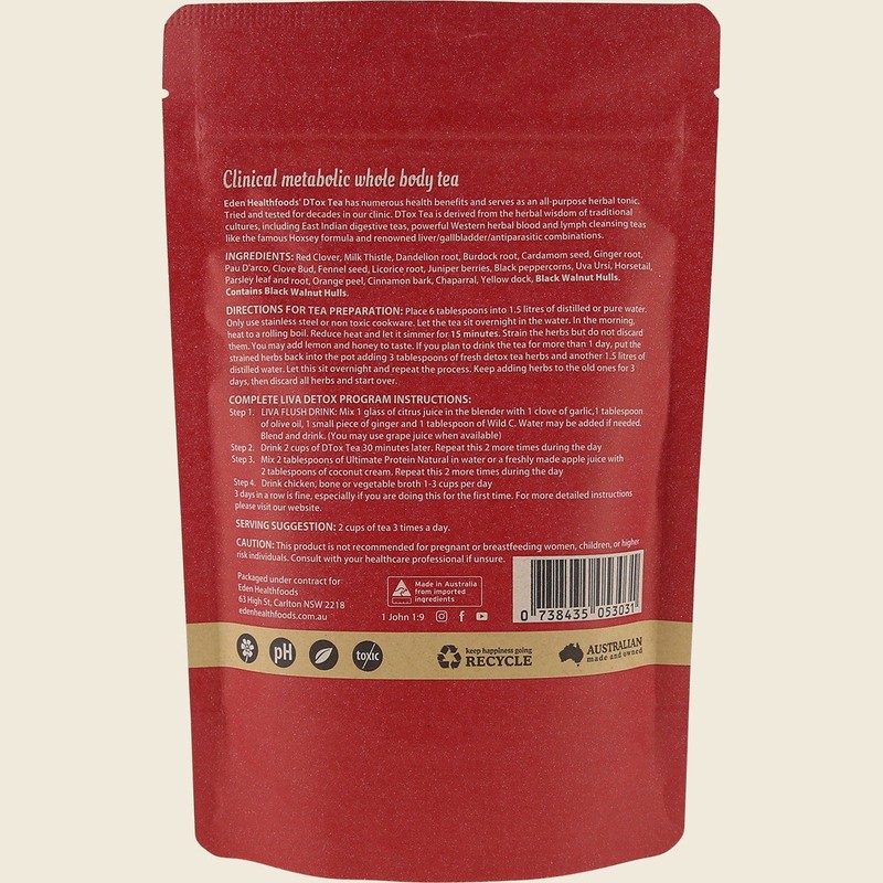 Eden Healthfoods Dtox Tea Organic Herbal Tea 85g