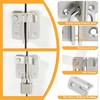 Alise Flip Latch Gate Latch,Shed Door Latch Barn Door Lock