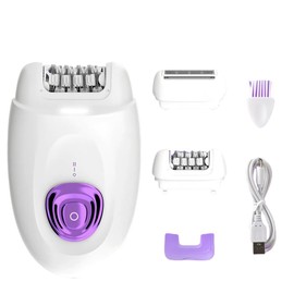 2-in-1 Elektrorasierer für Damen, Epilierer, wiederaufladbarer Trimmer, Damenrasierer für Bein, Gesicht, Lippen, Körper, Bikini, mit schöner Verpackung