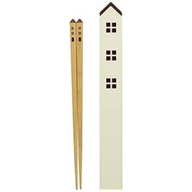 ナカノ 箸 はし箱 セット ブラウン 塗り箸 21cm カントリー ZAB-358BL
