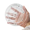 STFRBTH 2PCS 6 Inch Round Rotating Organizer, Clear Turntable Plate