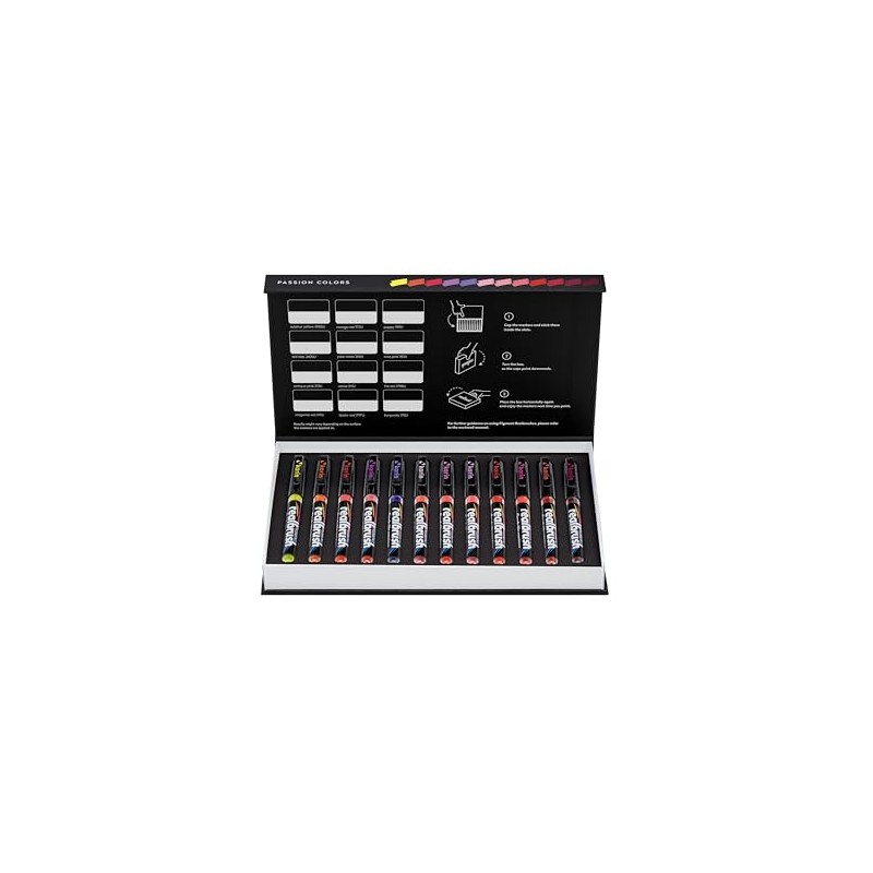KARIN Realbrush Pigment Passion Colors - a collection of 12