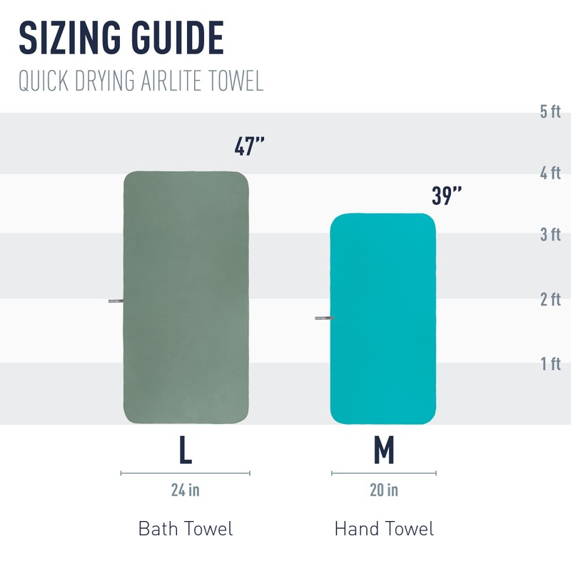 Sea to Summit Airlight Towel M Moonlight ST82764