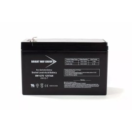 Bright Way BWG SLA Battery 12V 7AH F1 Terminal for APC ES500, ES550, LS500, RBC110, RBC2