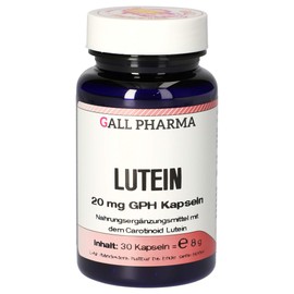 Gall Pharma Lutein 20 mg GPH Capsules, 1 Pack (1 x 30 Items)