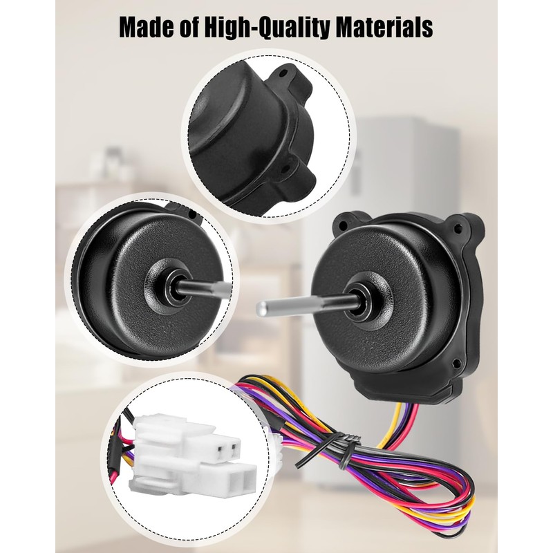 Refrigerator Evaporator Fan Motor Fit for LG Freezer, DC12V 1A