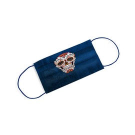 Cencibel Smart Casual Mexican Catrina Skull Mask, blue