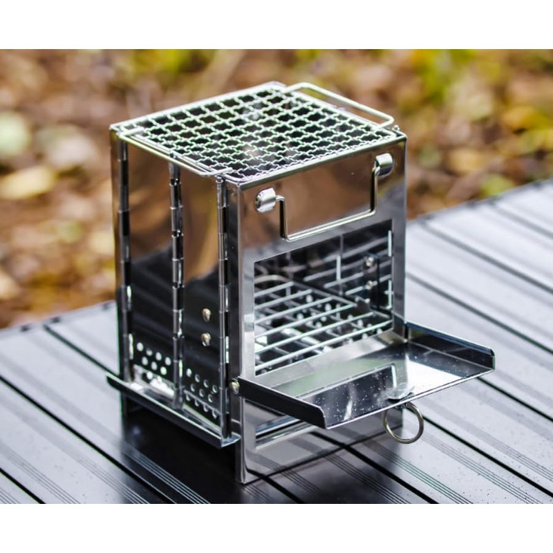 DWD Mini Folding Stove Stainless Steel 201 Grade with Carry