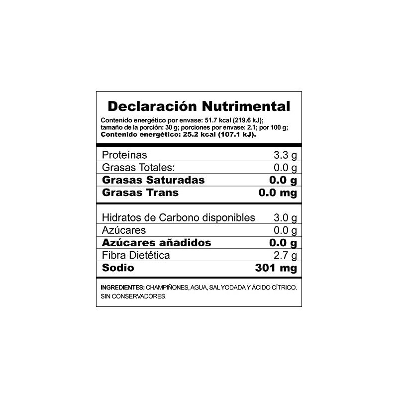 Herdez Champiñones Enteros 380 g